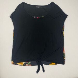 Kim‎ & Cami Black Floral Shirt